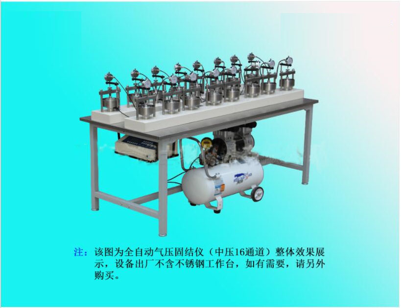 GZQ-1型十六聯(lián)全自動(dòng)氣壓固結(jié)儀（高、中壓）