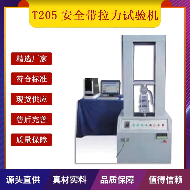 T205安全帶拉力試驗(yàn)機(jī)的技術(shù)指標(biāo)及特征